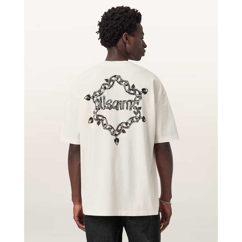 AllSaints Drip Oversized T-Shirt image number 1